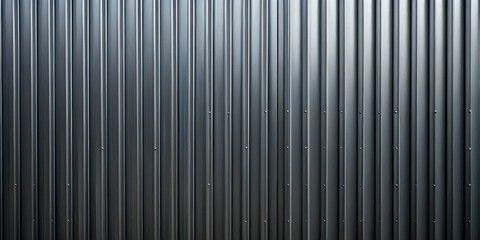 Obraz premium Dark grey colorbond sheet metal fencing background texture