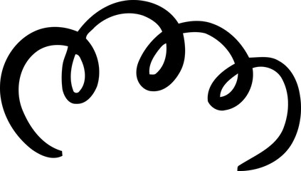 Hand drawn shine sunburst ray frame for title headline illustration, Doodle pop surprise line