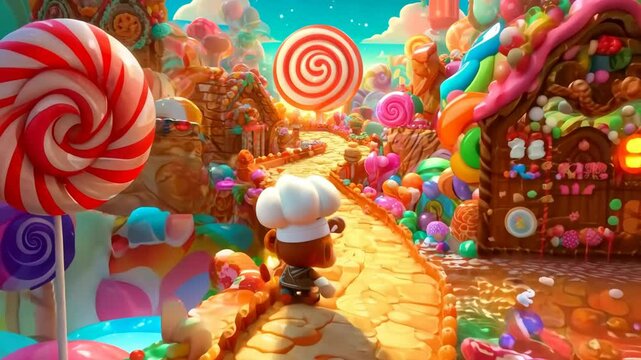 Videogame for children screen, colorful cartoon video game board for kids gaming