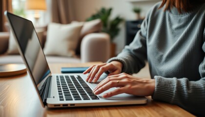 person typing on laptop. person typing on a laptop. preson working on laptop
