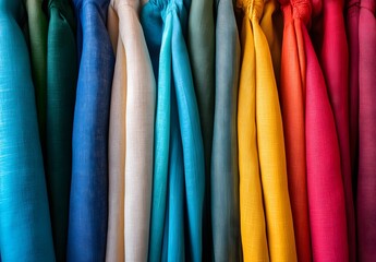 Colorful Fabric Swatches for Design Inspiration