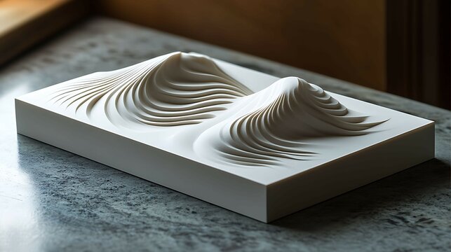 Under Workplace Celebrations modern Promotion Congratulations Business Card features 3D embossed details seamlessly transition into sleek 2D design blank area upper center writing note of recognition