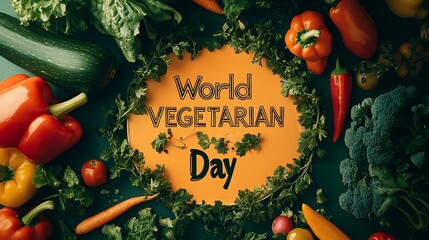 World Vegetarian Day Celebration with Fresh Produce