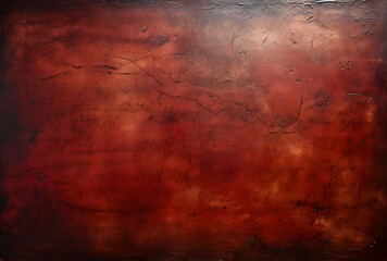 Distressed Red Leather Texture Background
