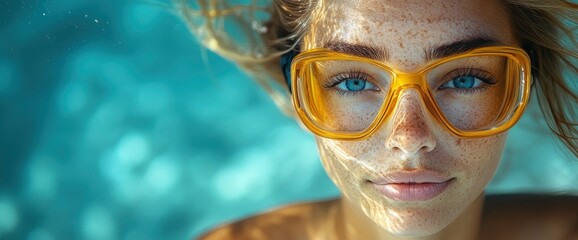 Underwater Portrait of Woman