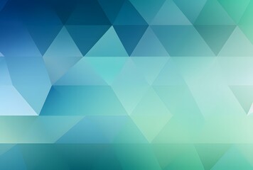 Obraz premium Abstract Geometric Background with Blue and Green Gradients