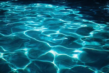 Obraz premium Abstract Close-Up of Rippling Blue Water