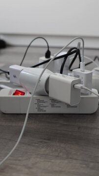 many devices are plugged into the socket vertical video