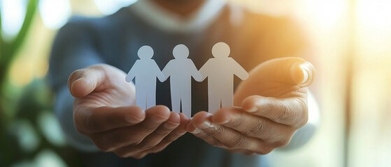 Human resource management fosters employee well-being and productivity.