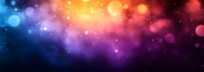 Obraz premium Abstract Purple, Blue & Orange Gradient Background