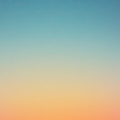 Obraz premium A serene gradient background showcasing soft blue and warm orange hues, perfect for calming designs and soothing visuals.