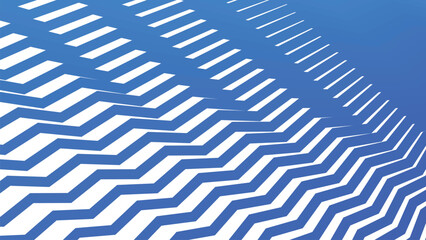 Blue zig zag abstract pattern background for backdrop or fabric style
