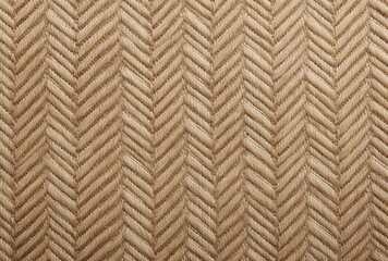 Herringbone Patterned Fabric Texture in Beige and Brown