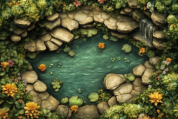 Dynamic card celebrating Chinese and Japanese healthy practices featuring a vibrant 2D design with an expansive blank area on the upper center for writing subtly enhanced by light 3D textures