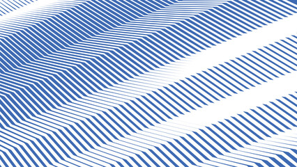 Blue zig zag abstract pattern background for backdrop or fabric style