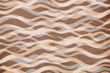 Fashionable illustration in vintage style. Pattern to print for wall decorations. Abstract shapes.