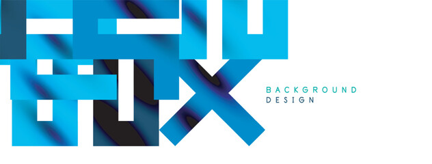 Colorful squares, lines minimal abstract background. Vector Illustration For Wallpaper, Banner, Background, Card, Book Illustration, landing page