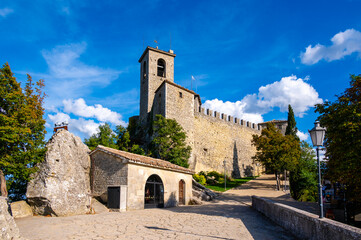 The Guaita fortress is the oldest and the most famous tower on San Marino. 