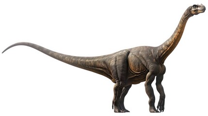 Fototapeta premium A Detailed Illustration of a Brachiosaurus