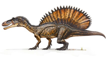 Fototapeta premium Spinosaurus Dinosaur Illustration
