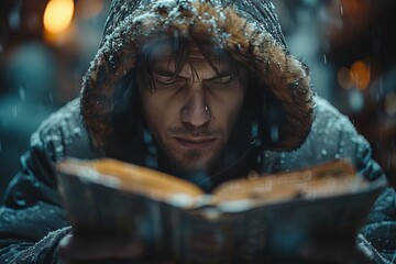 A man s prayer at the table  seeking forgiveness and god s blessing in a crisis of faith