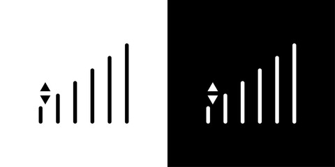 Signal icon Isolated flat vector in outline