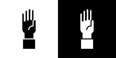 Obraz premium Volunteer icon Isolated flat vector in outline