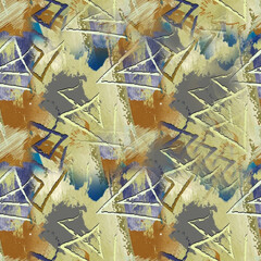 Seamless Print Shibori pattern and tie-dye allover textile Shibori allovers pattern design