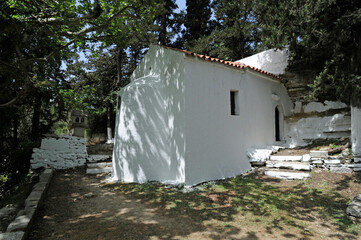 La chapelle des Cinq Vierges de Lappa à Argyroupoli près de Réthymnon en Crète