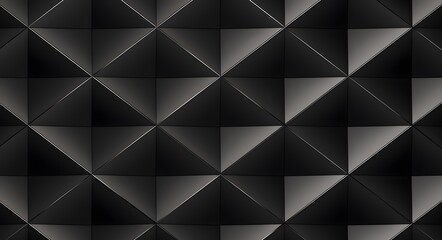 Abstract Geometric Black And Grey Metallic Mesh Pattern