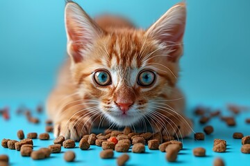 Pet care card celebrating advancements AIpowered pet lifestyle analysis offering clean layout large blank space lower right personalized note surrounded subtle lifestyle management and wellness icons