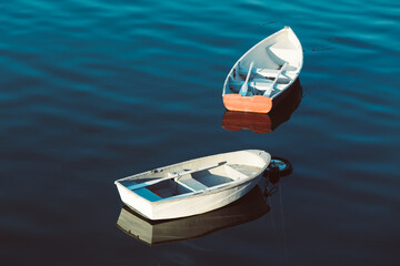 Boats in Blue Waters of Maine © Katie Dobies