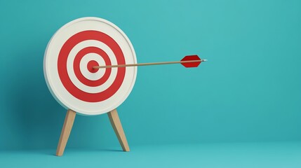 Rabbit archery champion aiming an arrow at a target, focused and precise, cartoon style