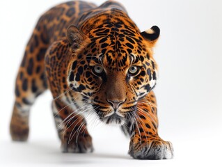 Obraz premium Panthera on a white background