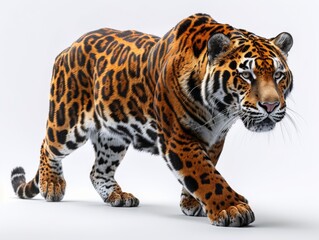 Obraz premium Panthera on a white background