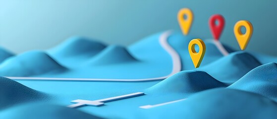 Strategic business plan with a detailed roadmap and key goals to guide the future growth and development of a company or organization  Concept of innovation analytics and technology driven progress