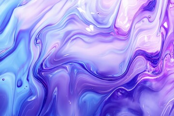 Mesmerizing purple blue fluid art background