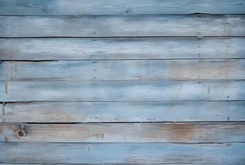 Naklejka premium Weathered Blue Wooden Fence Background