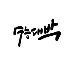 수능 수험생 수학능력시험 응원 캘리그라피