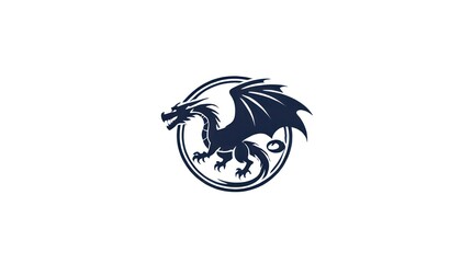 Fototapeta premium dragon logo or icon