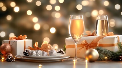 Nostalgic vintage Christmas setting featuring old-fashioned holiday cards, antique ornaments, and soft, muted tones that evoke a timeless holiday spirit.