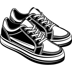 "Free Hand-Drawn Shoe Outline Vector Illustration - Download Now" 