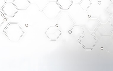 Abstract Hexagon Network Background for Technology