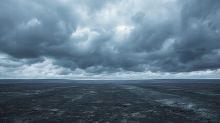 Obraz premium Thunderstorm showcases an abstract power. Lightning and rain fill the dark, stormy sky.