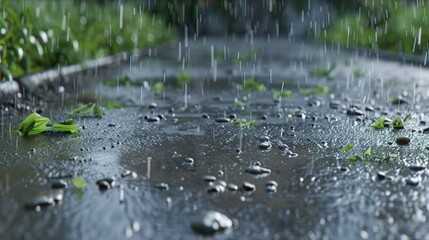 The abstract nature of a lightning storm is mesmerizing. Dark clouds and rain create a powerful scene.