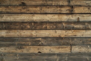 Weathered Wooden Planks with Knots and Grain