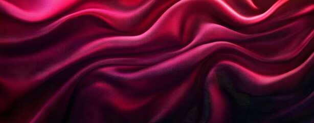 Obraz premium Abstract Velvet Gradient Background in Dark Pink and Burgundy