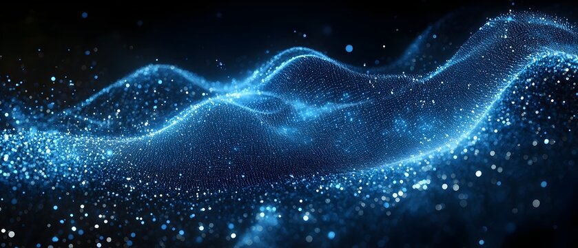 photography concept showcasing the digital transformation of analog telecommunication signals into data  The image features a dynamic futuristic backdrop with glowing