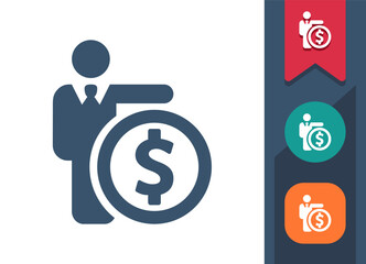 Businessman, Politician, Lawyer, Banker Icon 2