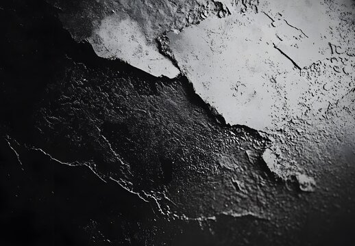 Abstract Grunge Texture - Black and White